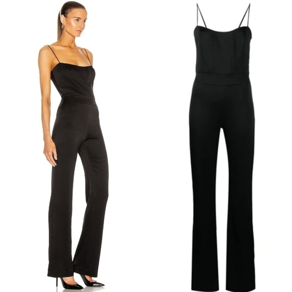 New Galvan London Spaghetti Strap Beaded Jumpsuit NWT Size 8 US - Picture 4 of 13